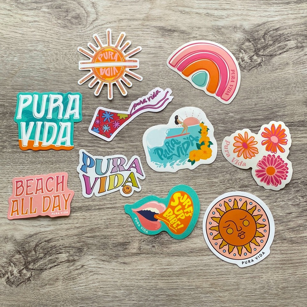 PURA VIDA STICKERS